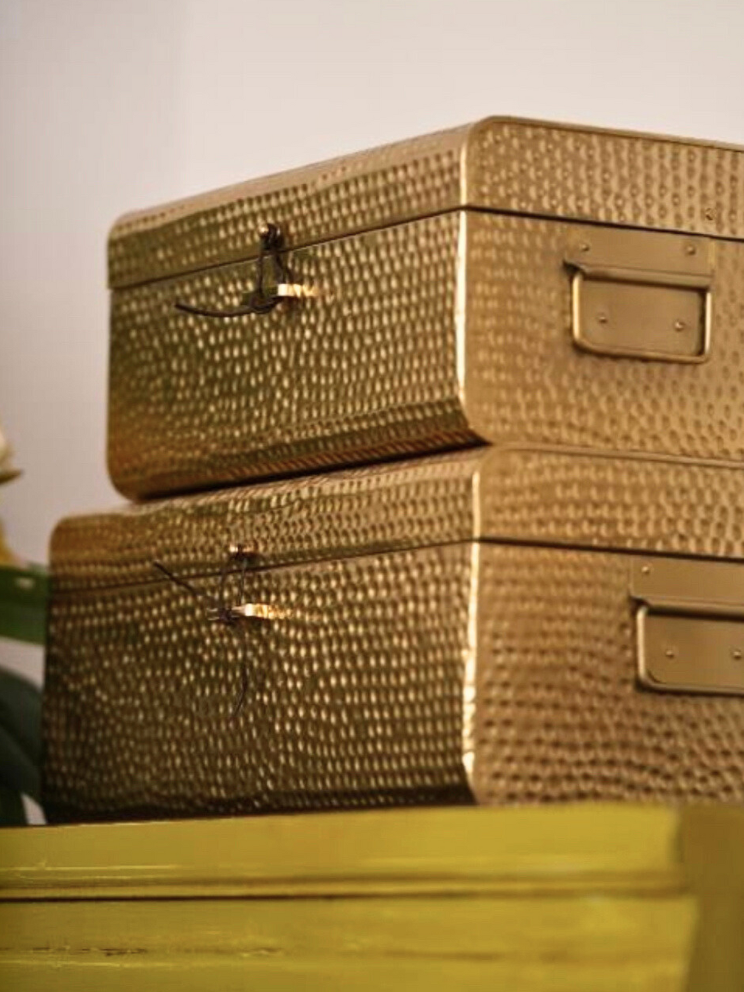 Brass Beaten Trunks