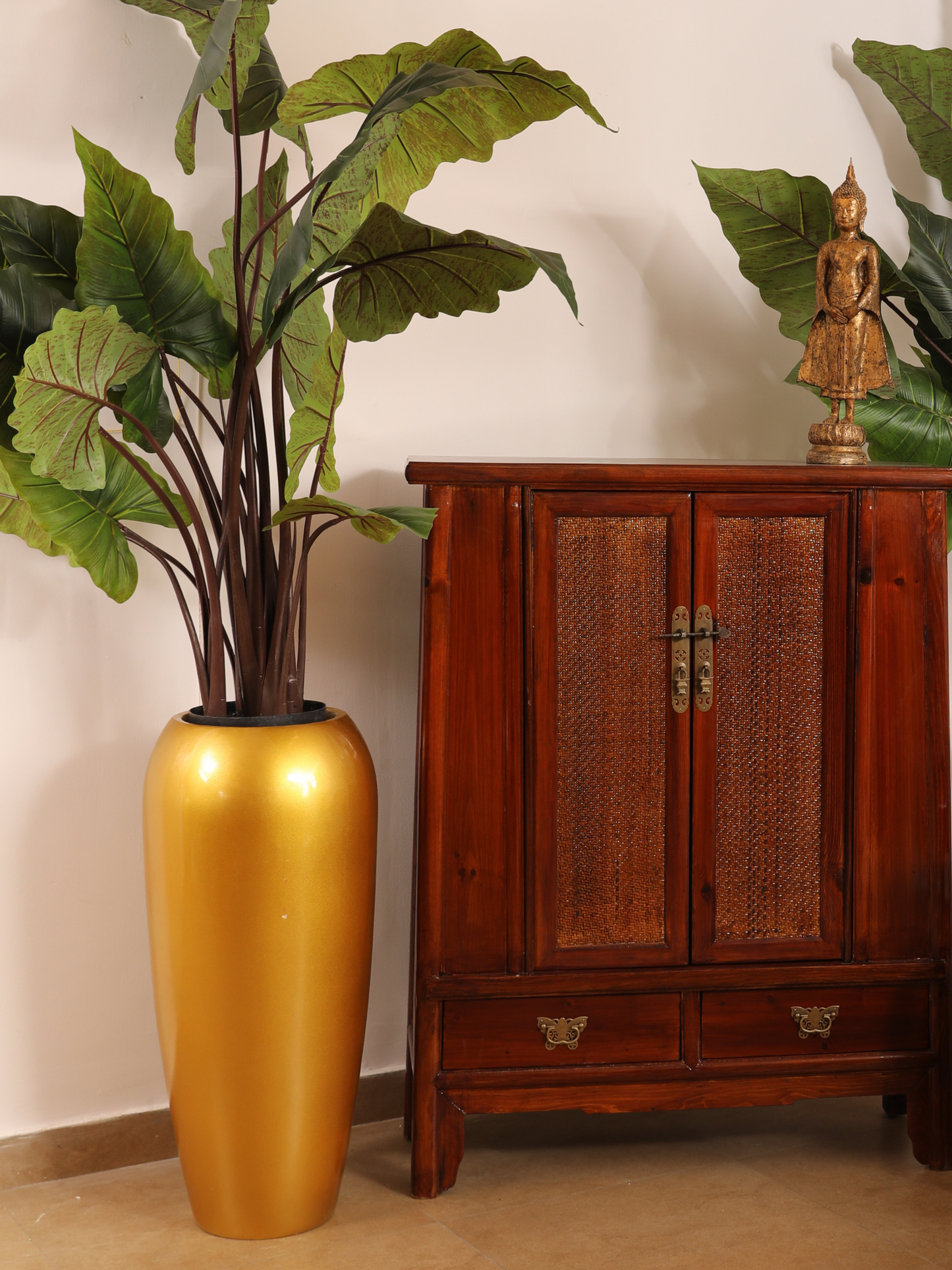 Gold Lacquer Planters