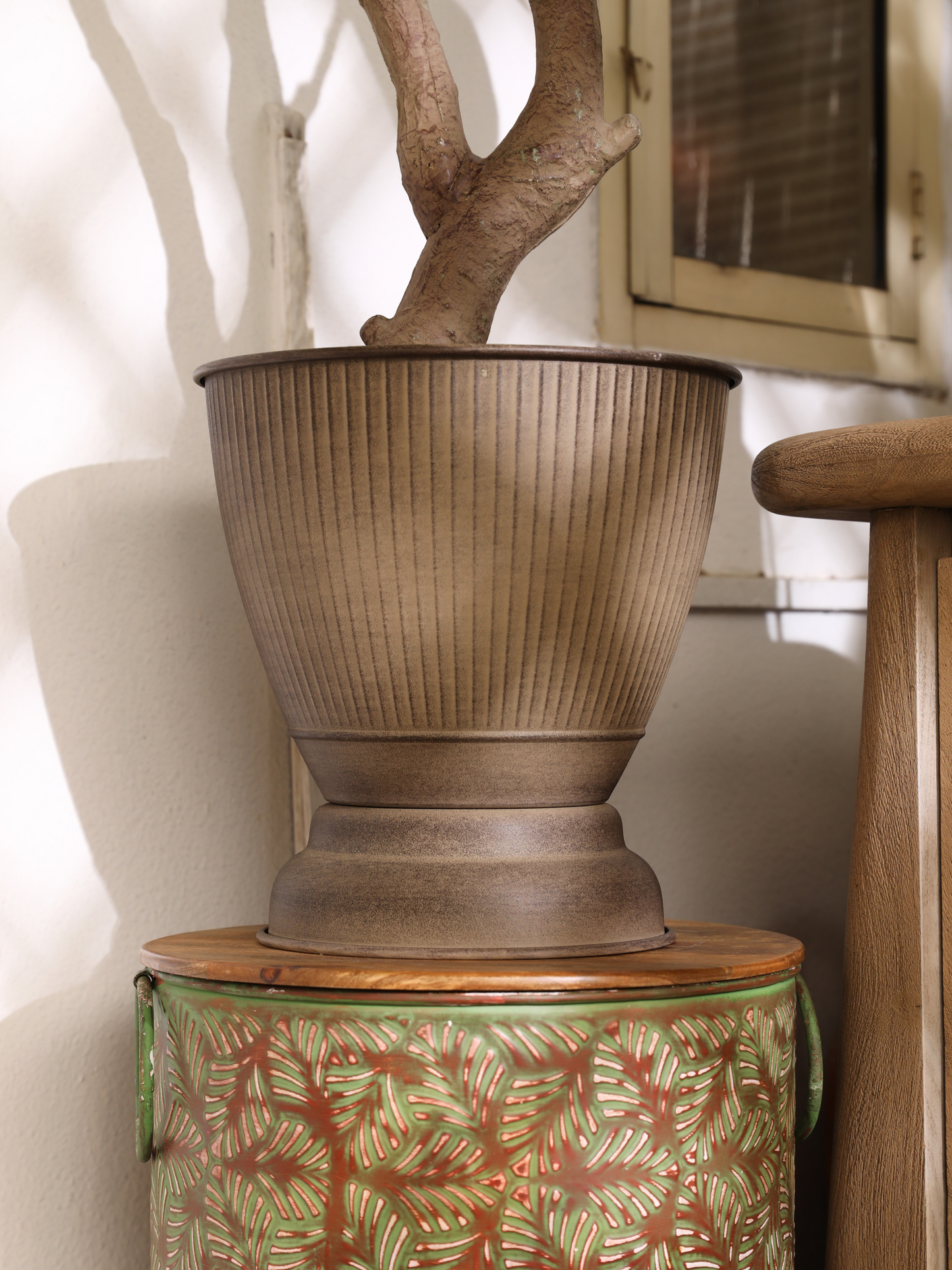 Stone Finish Planters