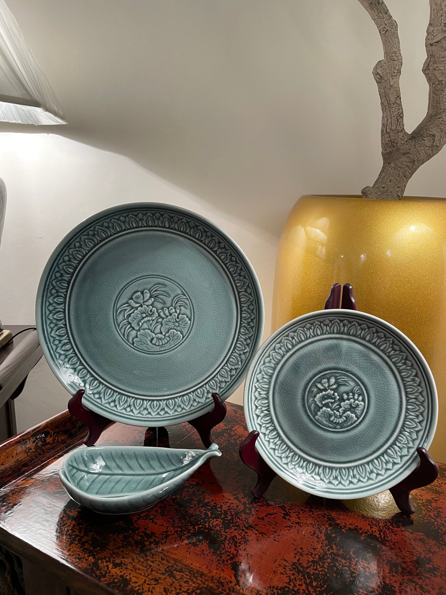 Thai Celladon Dinner Set