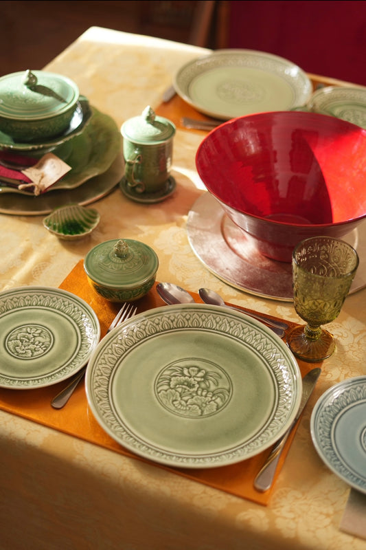 Thai Celladon Dinner Set