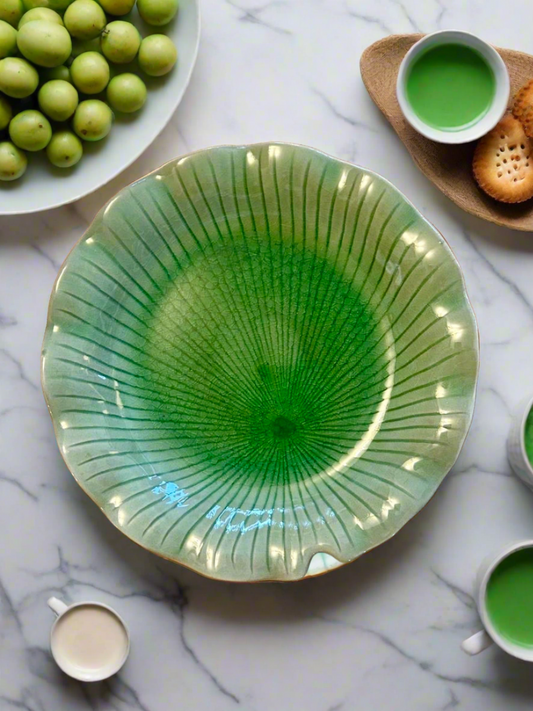 Lotus Leaf Platter