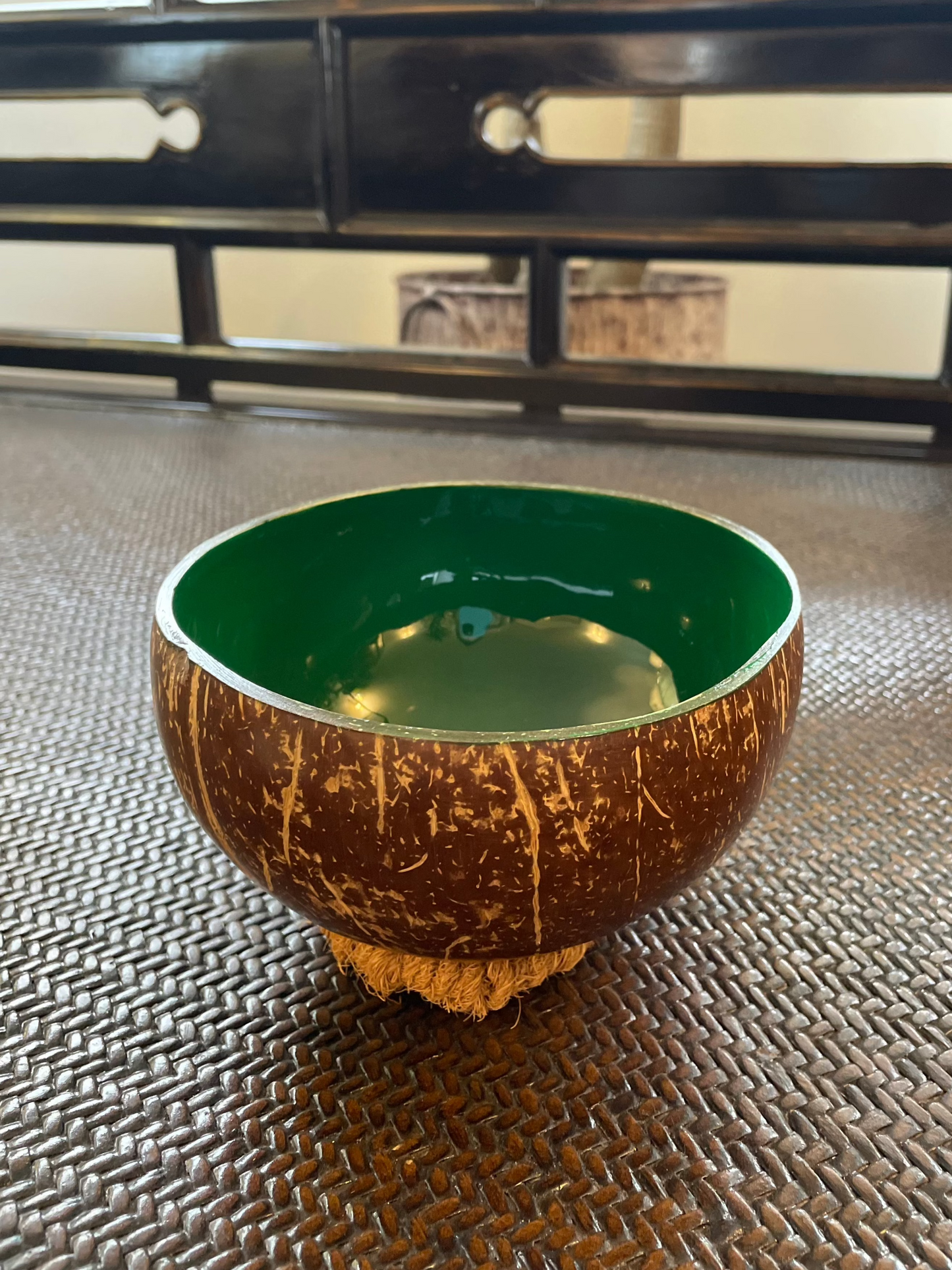 Coconut Bowl & Candle Set