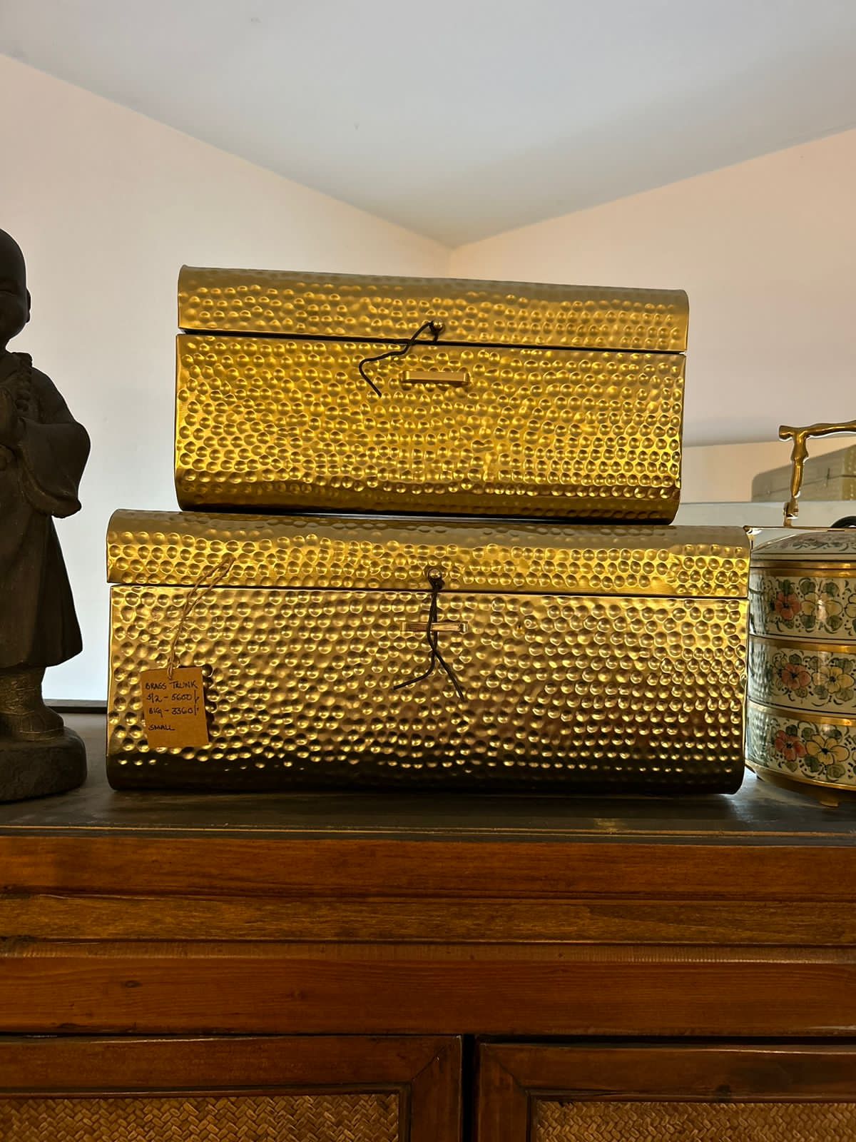 Brass Beaten Trunks