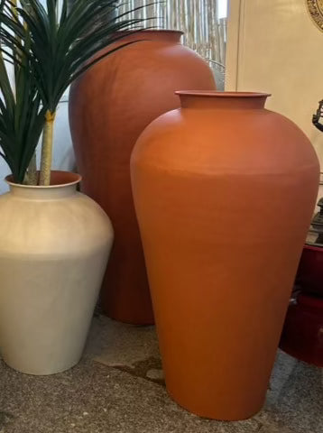 Metal Terracotta Urn