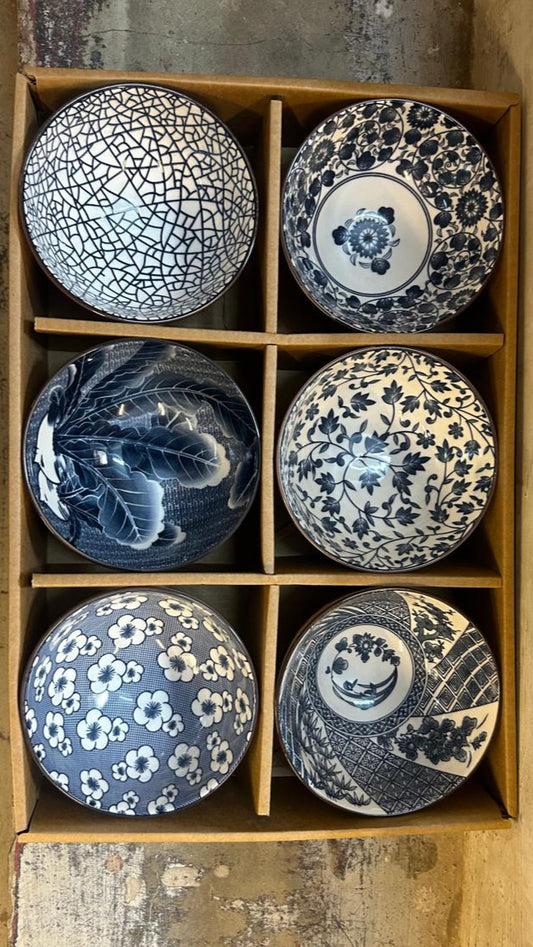 Painted Bowls Bowls (Set of 6)