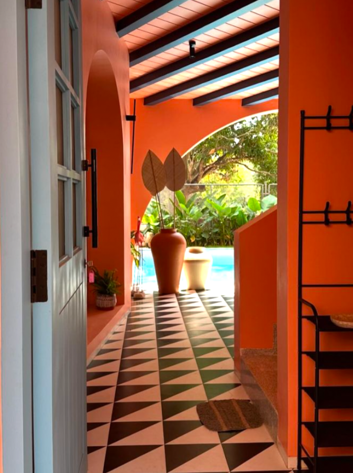 Metal Terracotta Urn