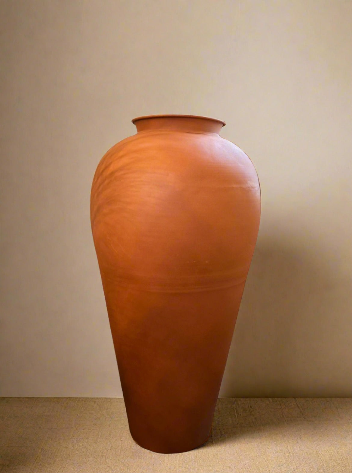 Metal Terracotta Urn