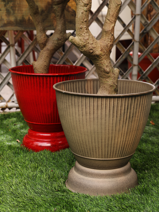 Stone Finish Planters