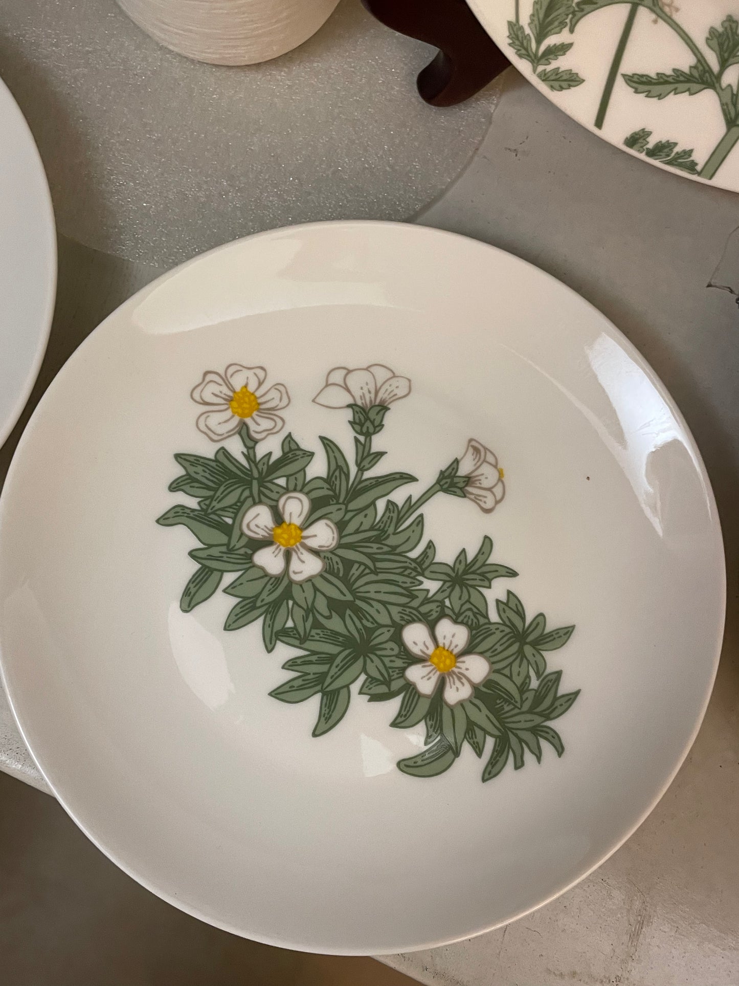 Floral Snack Plates (Set of 4)