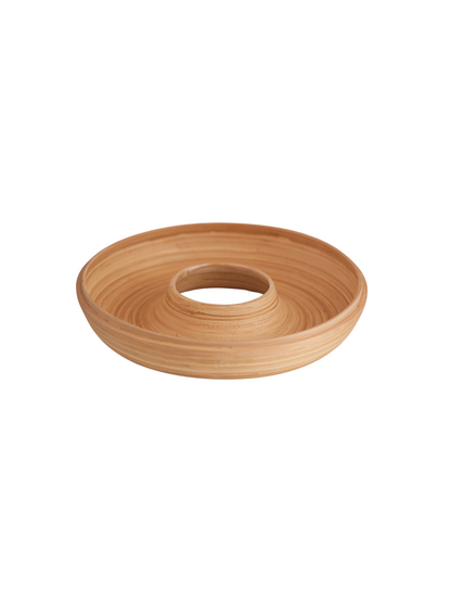 Lacquer & Bamboo Donut Bowl